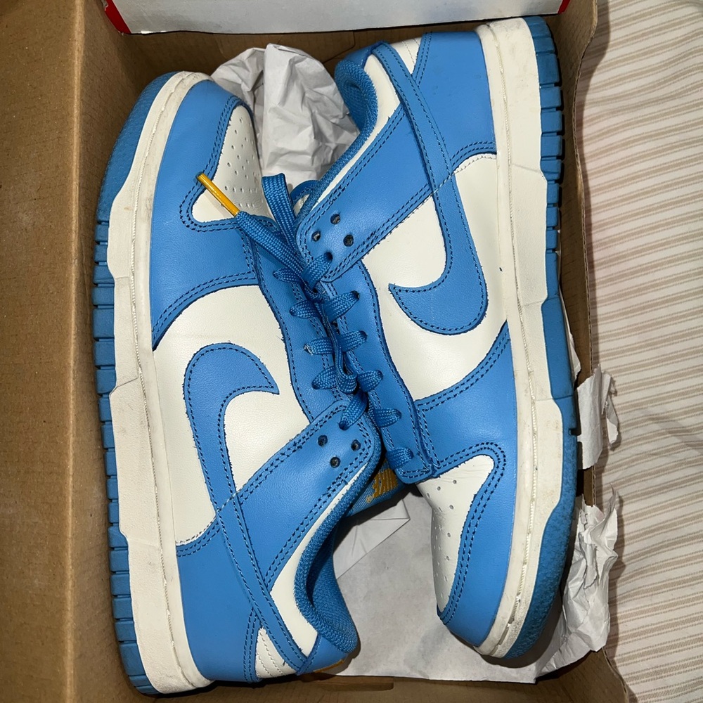Nike Blue and White Sneakers